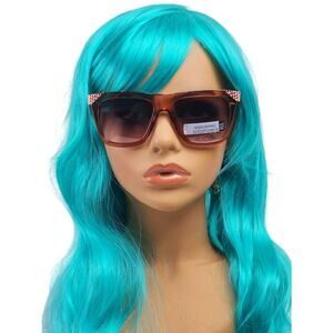 Foster Grant Full Classic Rose Gold / Pink 3D Snake Deco Sunglasses 52333FGX616